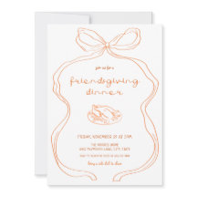 Coquette Bow VriendschappenUitnodiging voor het di