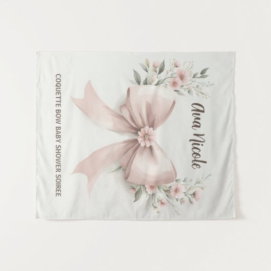 Coquette Bow Wandkleed (Voorkant (horizontaal))