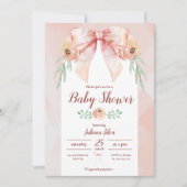 Coquette Bow-Waterverf Kaart (Voorkant)