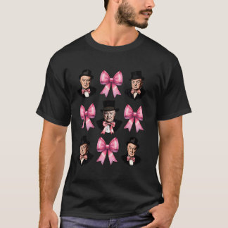 Coquette Bow Winston Churchill Meisje Britse moede T-shirt