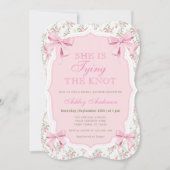 Coquette Bow Ze is het binden van de knoop Vrijgez Kaart (Voorkant)