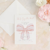 Coquette Bow Ze is het binden van de knoop Vrijgez Kaart