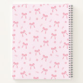 Coquette Bows & Blossoms Custom Baby Photo Album Notitieboek (Achterkant)