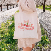 Coquette Bows & Cherries 'Kies vriendelijkheid' Tote Bag