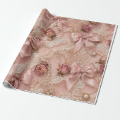 Coquette Bows Inpakpapier (Uitgerold)