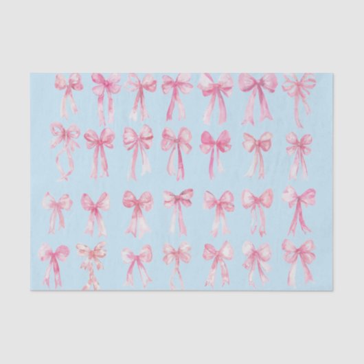 coquette bows tissue paper tissuepapier (Voorkant)