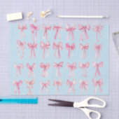 coquette bows tissue paper tissuepapier (Craft)