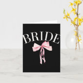 Coquette Bride met Coquette Bows Verloving Brida Kaart (Gele Bloem)