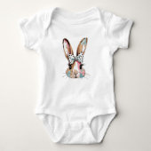 Coquette Bunny Bow Easter Bodysuits & One-Pieces (Voorkant)