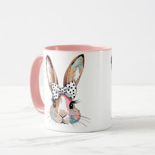 Coquette Bunny Bow Easter Mokken en kopjes (Voorkant links)