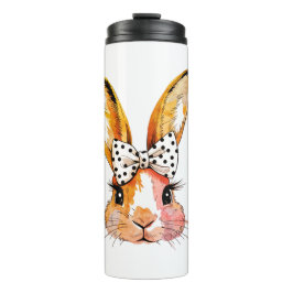 Coquette Bunny Bow Pasen Reizen Mokken & Thermal T Thermosbeker