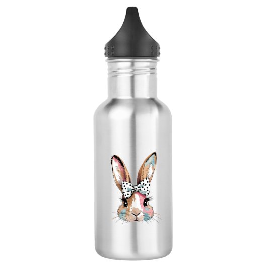 Coquette Bunny Bow Pasen Water Fles (Links)
