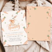 Coquette Bunny Genderneutraal Baby shower Kaart