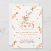 Coquette Bunny Genderneutraal Baby shower Kaart (Voorkant)