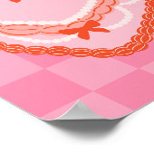 Coquette Cake Print | Girly Trendy Wall Art | (Hoek)