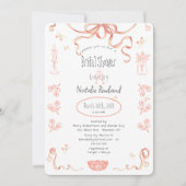 Coquette Cameo Vrijgezellenfeest Kaart (Voorkant)