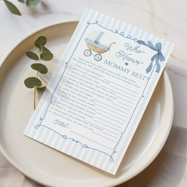 Coquette Carriage Who knows mommy best game (Creator heeft geüpload)