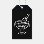 Coquette Champagne Cadeaulabel (Voorkant)