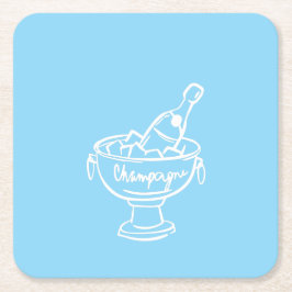 Coquette Champagne Kartonnen Onderzetters