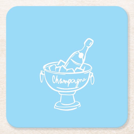 Coquette Champagne Kartonnen Onderzetters (Voorkant)