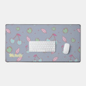 Coquette Cherries & Apple Aanpassen Slogan of Naam Bureaumat (Keyboard & Muis)