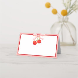 Coquette Cherry Blank Food Label of Plaatskaartje