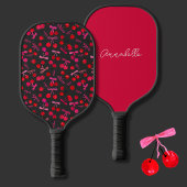 Coquette Cherry & boog patroon Pickleball Paddle