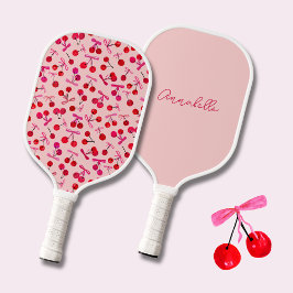Coquette Cherry & boog patroon Pickleball Paddle
