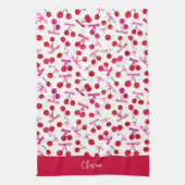 Coquette Cherry & boog patroon Theedoek (Verticaal)