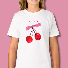 Coquette Cherry & Bow T-shirt