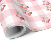 Coquette Cherry Cadeaupapier (Rol Hoek)