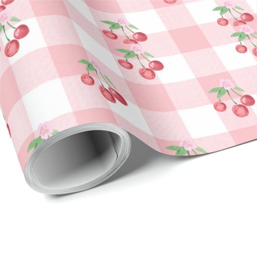 Coquette Cherry Cadeaupapier (Rol Hoek)