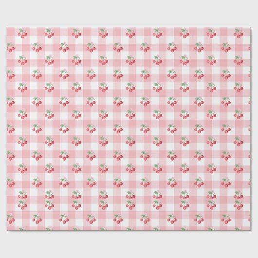 Coquette Cherry Cadeaupapier (Vlak)