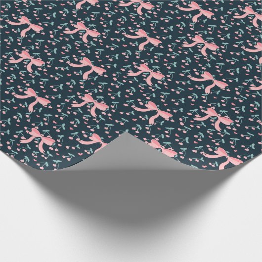 Coquette Cherry Cadeaupapier (Hoek)