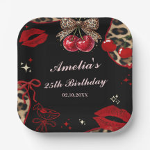 Coquette Cherry Cheetah Birthday Party