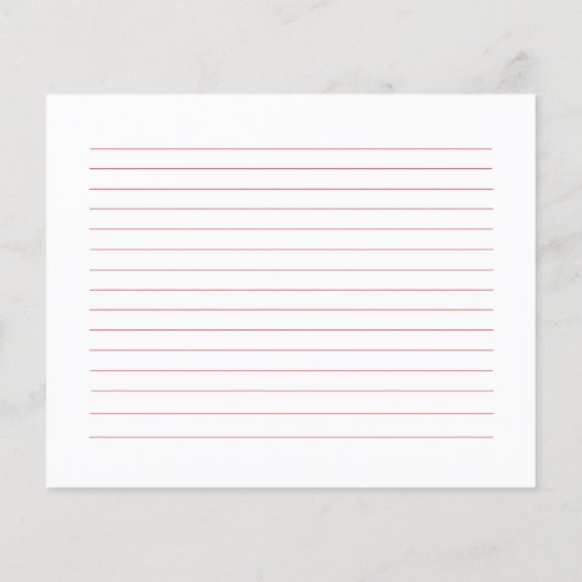 Coquette Cherry Crest Monogram Recept Kaart (Achterkant)