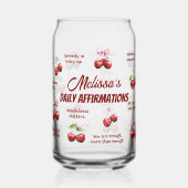 Coquette Cherry dagelijkse bevestiging Blikvorm Glas (Voorkant)