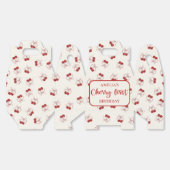 Coquette Cherry Eerste Verjaardag Favoriete Boxen Bedankdoosjes (Ongevouwen)