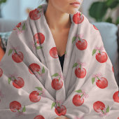 Coquette Cherry en Bow Sherpa Blanket Deken