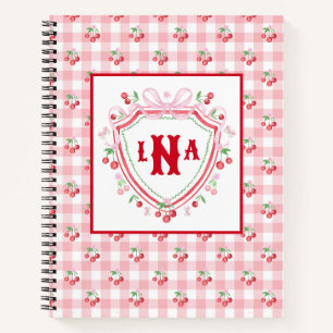 Coquette Cherry Monogam Notitieboek