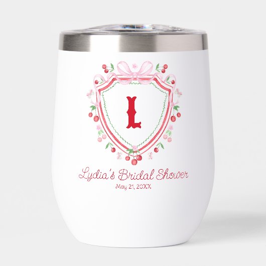 Coquette Cherry Monogam Vrijgezellenfeest (Voorkant)