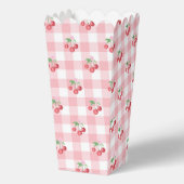 Coquette Cherry Monogam Vrijgezellenfeest Bedankdoosjes (Voorkant)