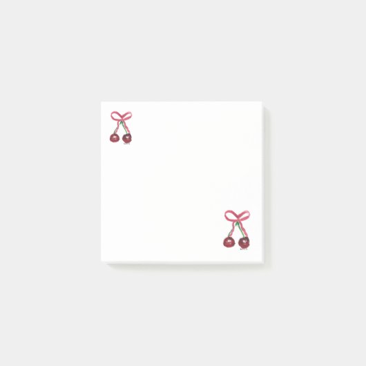 Coquette cherry note paper (Voorkant)