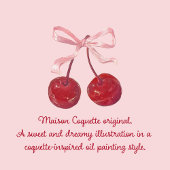 Coquette Cherry op Top Cake Baby shower Papieren Bekers