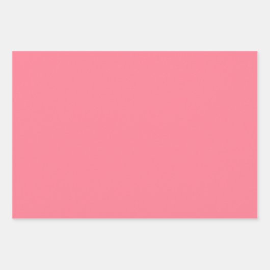 Coquette Cherry Pink Bow Wrapping Paper Sheet Set (Voorkant 3)