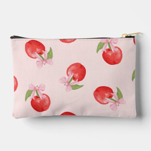 Coquette Cherry Roze Bow Etui (Achterkant)