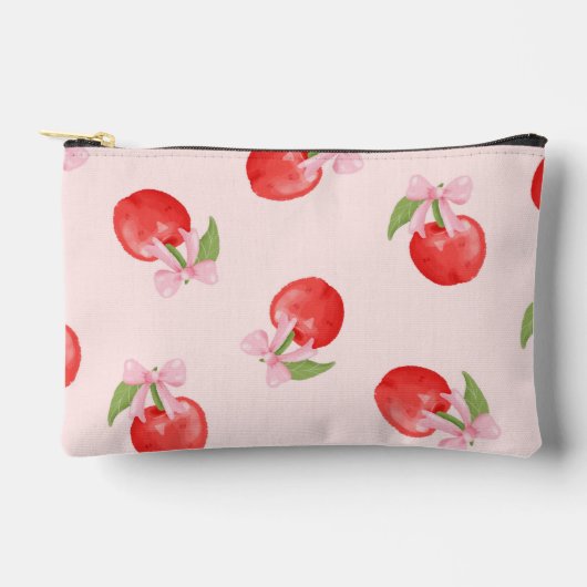 Coquette Cherry Roze Bow Etui (Voorkant)