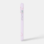 Coquette Cherry Schattige Roze Bow iPhone 15 Case (Linkerkant)