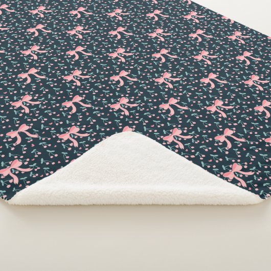 Coquette Cherry Sherpa Deken (3/4)