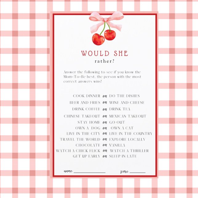 Coquette Cherry Would She Rather Game (Creator heeft geüpload)